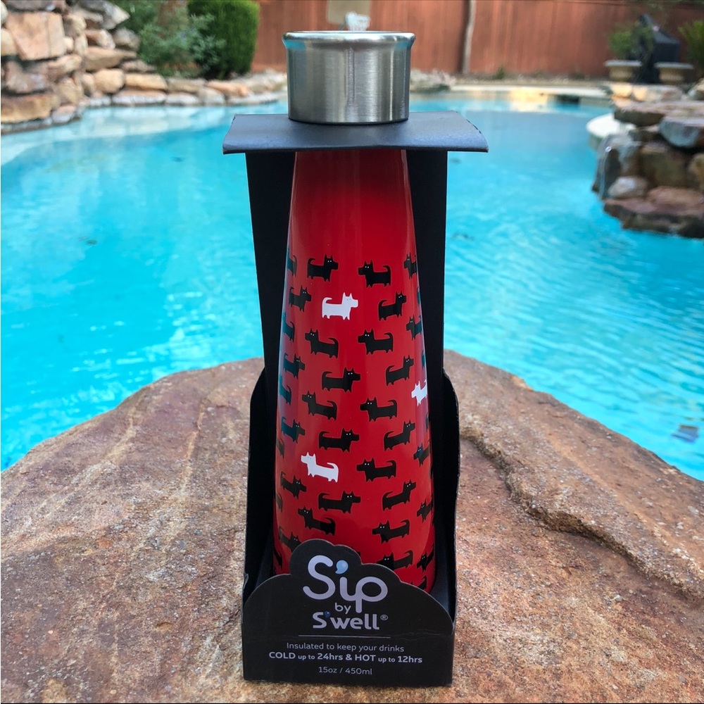 Sip by Swell 15oz. Savvy Scotties Insulated Water Bottle NEW!